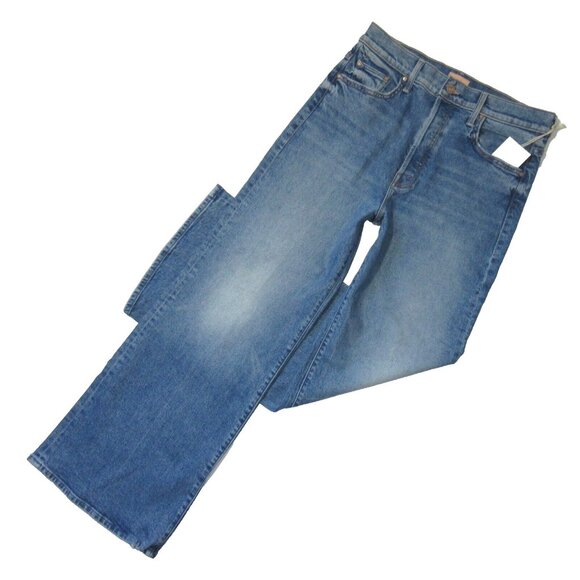 NWT Mother The Tomcat Roller in Other Moods Wide Leg Stretch Jeans 32 - Picture 1 of 6